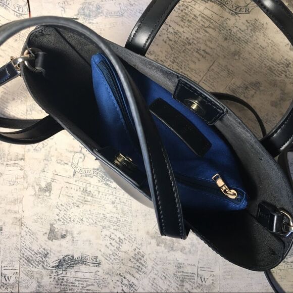 Expressions NYC Vegan Leather Mini Satchel Bucket - Picture 11 of 11